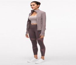 L78 Lu exercise trainning yoga jacket for autumn winter with different colours long sleeves1778036