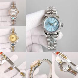 Designer Women's Watch Diamond Round dial 31mm scratch resistant blue crystal waterproof folding buckle stainless steel 904L enlarged calendar Monte De Luxe