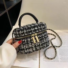 Evening Bags Stylish Women Luxury Design Knitted Weave Handbag Shoulder Hobo Makeup Bag Lady Woman Totes Purse Satchel Crossbody Cosmetic