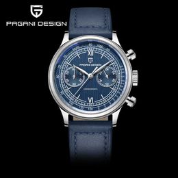Wristwatches Original PAGANI DESIGN 1739 Fashion Casual Sports Watch Men Military Stainless Steel Waterproof 100M Quartz Watches Reloj HombreQ231123