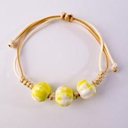 Strand Ceramic Beads Hand-made Bracelet Bohemian Charm For Women Gift Bracelets #EZ501