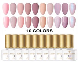 Nail Gel Polish Set Soak Off UV LED 7ml Hybrid Semipermanent Varnish Art Kit Top Coat ManciuringNailNailNail1162770