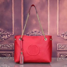 2023 new Fashion Famous Designer Shoulder Bag Black Pu Leather Gold chain bag Cross body Pure Colour Female Women Handbag Wallet