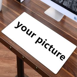 Mouse Pads Wrist Rests Print a Large Mouse Pad with Your Favourite Picture Custom Playmat Customised Gaming Mousepad XXL Desk Cushion 231123