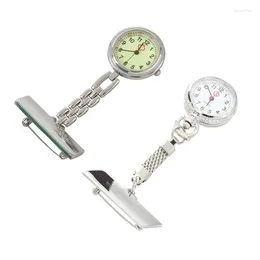 Wristwatches 2 Pcs Brooch Pocket Fob Pendant Quartz Watch 7.2Cm & 8.5Cm