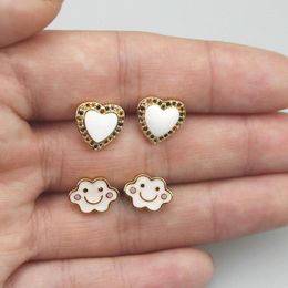 Stud Earrings 20pair/lot Design Cz Earring Delicate Cubic Zirconia Charm Component Fashion Jewellery Wholesale