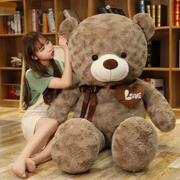 Plush Dolls Beautiful High Quality 2 Colour Teddy Bear with Love Fill Animal Toy Doll Pillow for Childrens Lovers Birthday Baby Gift 231122