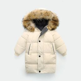 Clothing Sets Winter Fashion Children Down Jackets Thick Teens Coats Warm Parkas Kids Clothes For 310 Years Boy Girl Big Fur Collar Outerwear 231123