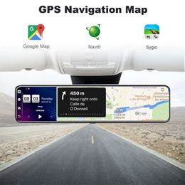 D91 12" Car DVR Rearview Mirror 4G Android 8.1 Dash Cam GPS Navigation ADAS Full HD 1080P Car Video Camera Recorder DVRS