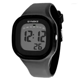 Wristwatches Fashion Sports Wrist Watch Silicone Led Light Digital Wristwatch Kid Women Girl Men Boy High Quality Watches Reloj Hombre