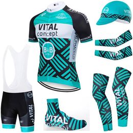 6PCS Full Set TEAM 2020 vital concept cycling jersey 20D bike shorts Set Ropa Ciclismo summer quick dry pro BICYCLING Maillot bott281Q