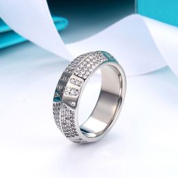 18k gold luxury crystal diamond shining letters designer rings for women girls 925 silver bling stone elegant charm wedding band ring Jewellery gift