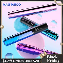 Tattoo Removal Machines Mast Tour Series Makeup Permanent Machine Rotary Pen With Wireless Power Set For 231122