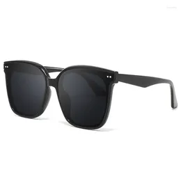 Sunglasses Selling Retro Fashion Large Black Square Frame Women UV400 Men Wholesale