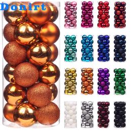 Other Event Party Supplies Merry Christmas Baubles Tree Ornaments Balls Decorations Hanging 230422