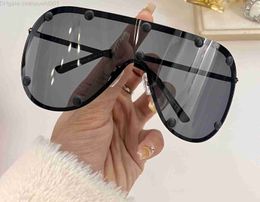 Black Smoke Oversize Pilot Sunglasses for Women Men Sun Glasses Designers Sunnies UV400 Eyewear with Box NQBG