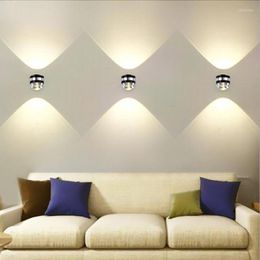 Wall Lamp LED Bedside Modern Crystal Living Room TV Background Shop Decorated