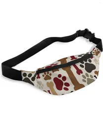 Waist Bags Animal Dog Bag Women Men Belt Large Capacity Pack Unisex Crossbody Chest