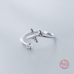 Wedding Rings Summer Style Plane Ring CZ Opening Fashion Jewellery Pure Finger Friendship GiftsWedding Rita22