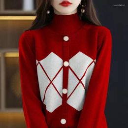 Women's Hoodies 2023 Spring Light Luxury Fashion Sweater Women Splicing Knitted Comfortable Casual Bottoming Top Boutique Clothing