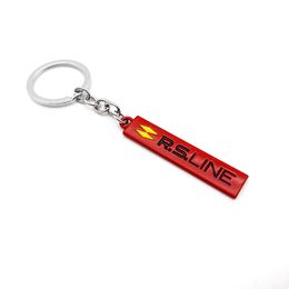 RS Line Keyring Key Chain Ring for Renault Creative Metal keychain Megane Arkana Velsatis Clio Scenic laguna Logan Koleos Sandero Safrane 4s Shop Advertising Gifts