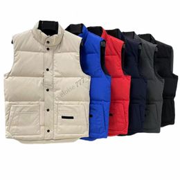 Men's parkas casual large waistcoat autumn new fashion brand cotton slim stand collar warm young mens coat