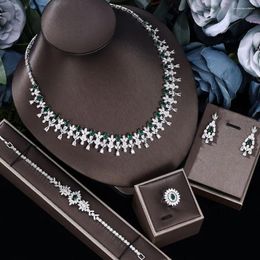 Necklace Earrings Set Accessories 4-piece Of Amazing Skin Touch Women's Ring Bracelet Exquisite Craft Jewelry