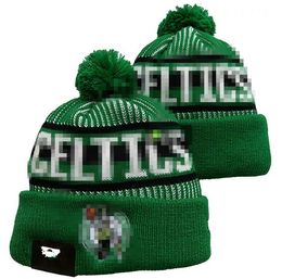 Fashion- Boston''Celtics''Beanie Knitted Hats Sports Teams Baseball Football Basketball Beanies Caps Women& Men Pom Fashion Winter Top Caps Sport Knit Hats a1