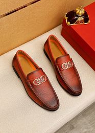 Top Quality Mens Dress Shoes Formal Brand Designer Loafers Male Genuine Leather Business Wedding Office Party Formal Flats Size 38-45