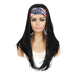 yielding Colour hair band small dirty braid wig Headcover hair band small braid wig Headcover three strand braid wig Headcover