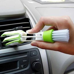 Auto Air Conditioning Outlet Cleaning Brush Dashboard Dust Interior Keyboard Blind brush Car accessories