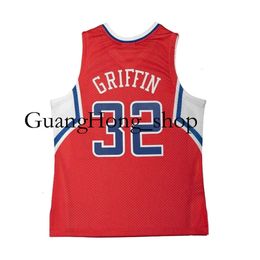 GH Blake Gryphon Clipper Basketball Jersey Los 2010-2011 Angeles Mitch and Ness Throwback Jerseys Red Size S-XXXL Rare