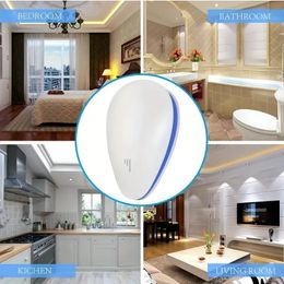 1 Set, High Frequency Ultrasound Electronic Indoor Pest Repeller Wide Coverage Ultrasonic Pest Repeller US Plug Pest Control Repeller