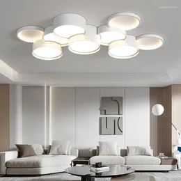 Chandeliers Nordic Minimalist Led Living Room Modern Hall Dining Ceiling Decoration Lamp Bedroom Lighting Light Fixture