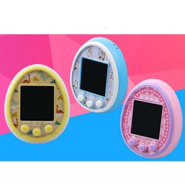 Cute Cartoon Animal Keychain Type Portable Patience Training Handheld Fun Kid Electronic Pet Hine Educational Game Toys