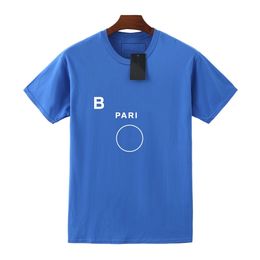 Designer T Shirt Womens Clothing Mens Design Button Short-sleeve Luxury Weight Cotton 210G Letter Print XS-2XL Wholesale Pairs Price 10% Off 7YVG