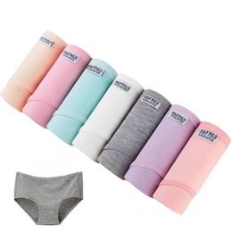 Women's Panties 7 Pcs/Lot Cotton Panties Underwear Women Girls Plus Size Briefs Solid Sexy Panties String Lingeries Calcinhas Underpants Panty 230424