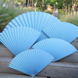 Quality Wedding Fan Flower Decoration Folding Paper Fan Wedding Background Paper Fan Flower Arrangement Wedding Folding Corrugated Paper Scene Props 35*60