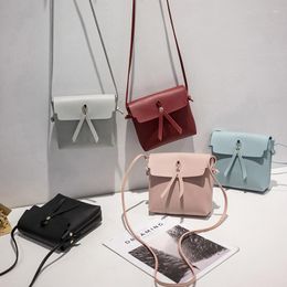 Evening Bags South Korea Fashion Women's Casual Small Square Shoulder Slung Mobile Phone Hand Flap PU Single Luxury Designer Bag