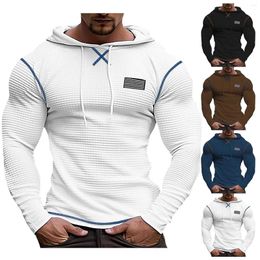 Men's Hoodies Sweatshirt Zip Up Mens Pullover V Neck Long Sleeved Hooded Sweater Retro Solid Color Casual Fashion Slipper Boy