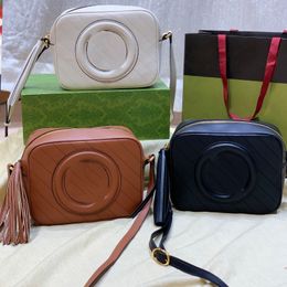 Top Designer Bag Mens and womens fashion Camera Bag Classic leather Crossbody Bag Portable Round Single Shoulder Bag 742360