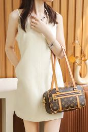 lady trunk 10a Designer shoulder bag straps Luxury cite M46321 fashion Clutch CrossBody tote hand bags Mirror quality wholesale mens Genuine Leather travel bag