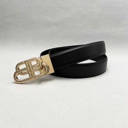 Belt Designer New two-layer cowhide rotating buckle genuine leather durable and versatile jeans with Ba Jia belt male gift