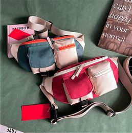 Designer Men Casual Waist Bags Large Capacity Waterproof Money Fanny Pack Purse Teenager's Travel Wallet Chest Pack Cigarette Case for Phone
