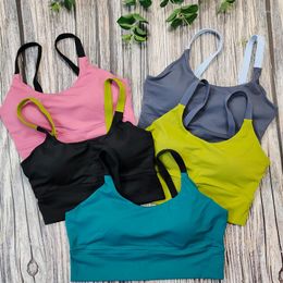 Yoga Outfit 2023 Crop Tops Fitness Sports Bra Gym Clothing Running Contact Customer Service Custom Logo