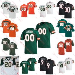 Stitched JIM KELLY Miami Hurricanes Football Jersey Ted Hendricks Warren Sapp Melvin Bratton Dan Morgan Ken Dorsey Kellen Winslow II Andre J