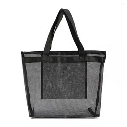 Storage Bags Practical Mesh Bag Portable Beach Transparent Travel Clothes Wet And Dry Separation Convenient