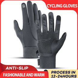 Ski Gloves Outdoor Sport Winter Waterproof Winter Cycling Gloves Windproof Ski Gloves for Bike Bicycle Scooter Motorcycle Warm Glove 231123