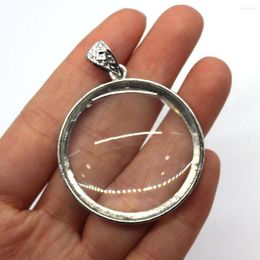 Charms 1pcs Round Fashion Glass Necklace Women's Men's Vintage Steampunk Lens Pendant Self Made DIY Jewellery Accessories