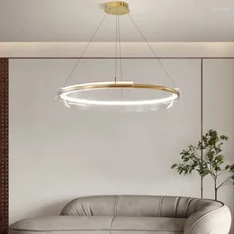 Pendant Lamps 2023 Modern Ceiling Lamp Living Room Exhibition Hall Bedroom Dining Simple Chandelier Lights